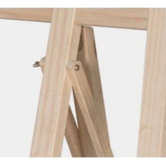 120cm Stand Beech Wood Plate Holder